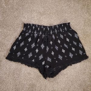 Drawstring Linen Shorts